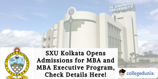 SXU Kolkata Opens Admissions for MBA and MBA Executive Program, Check Details Here!